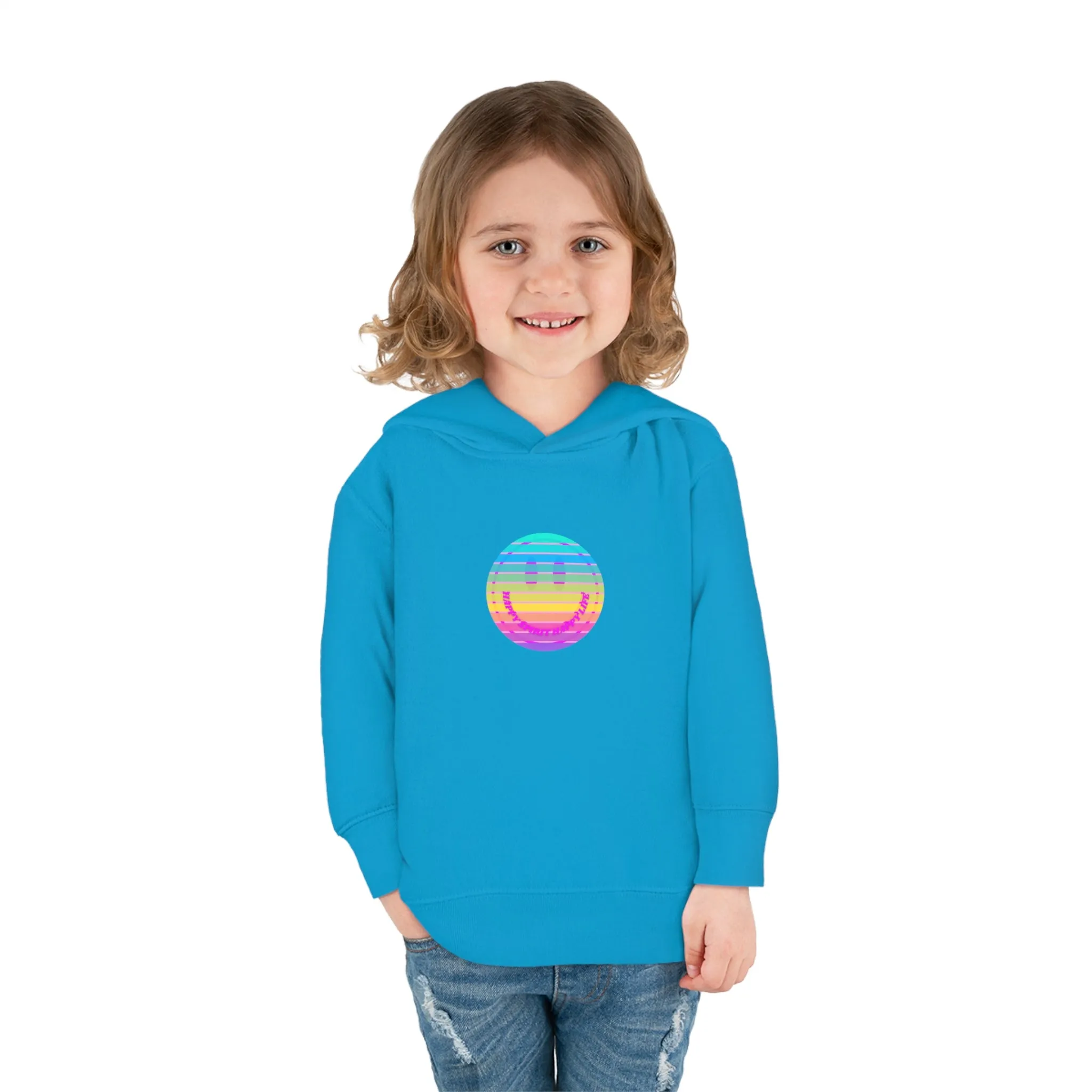 Aesthetic Hoodie for Toddler, Pink Rainbow Hoodie, Kids Smile Face Hoodie, Happy Spirit Happy Life Hoodie, Happy Mind Hoodie, Cute Kid Gifts