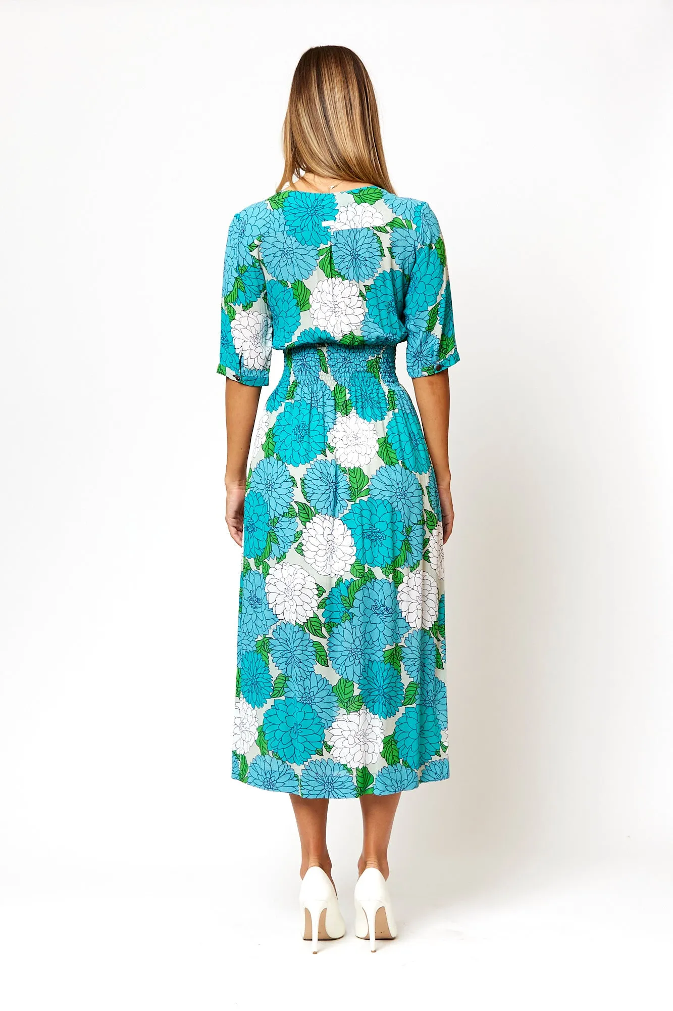Camils Midi Dress - Bel Blue