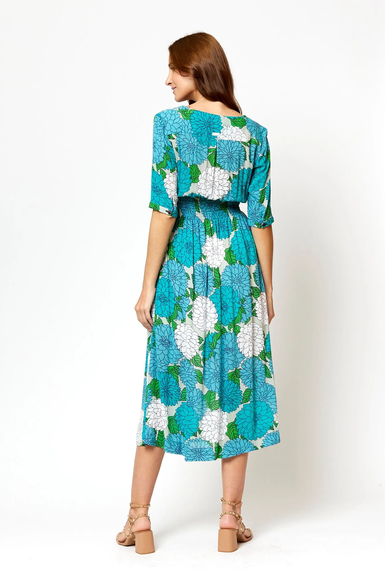 Camils Midi Dress - Bel Blue