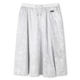 DKNY LONG SKIRT WITH DRAWSTRINGS