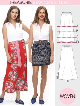 Easy A-Line Skirt - WOMENS  (WS01-L)