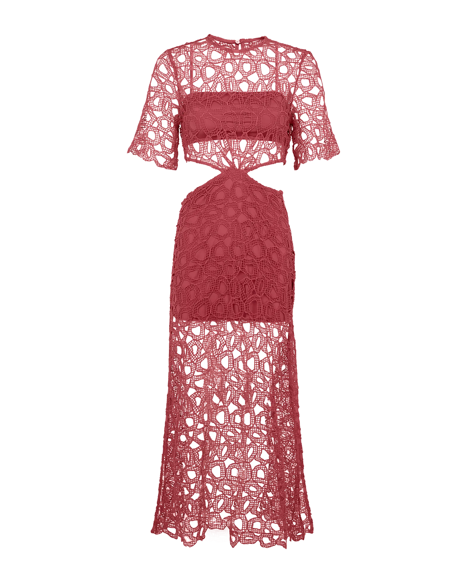 Eyelet Joelle Long Dress - Primrose