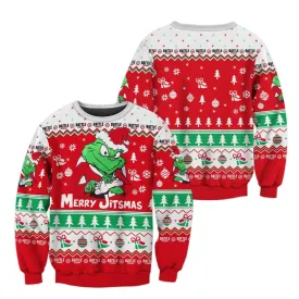 Funny Santa Grinch Sweatshirt