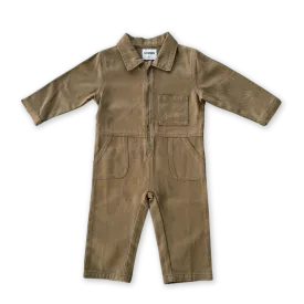 Grown Organic Zip Boilersuit - Coffee
