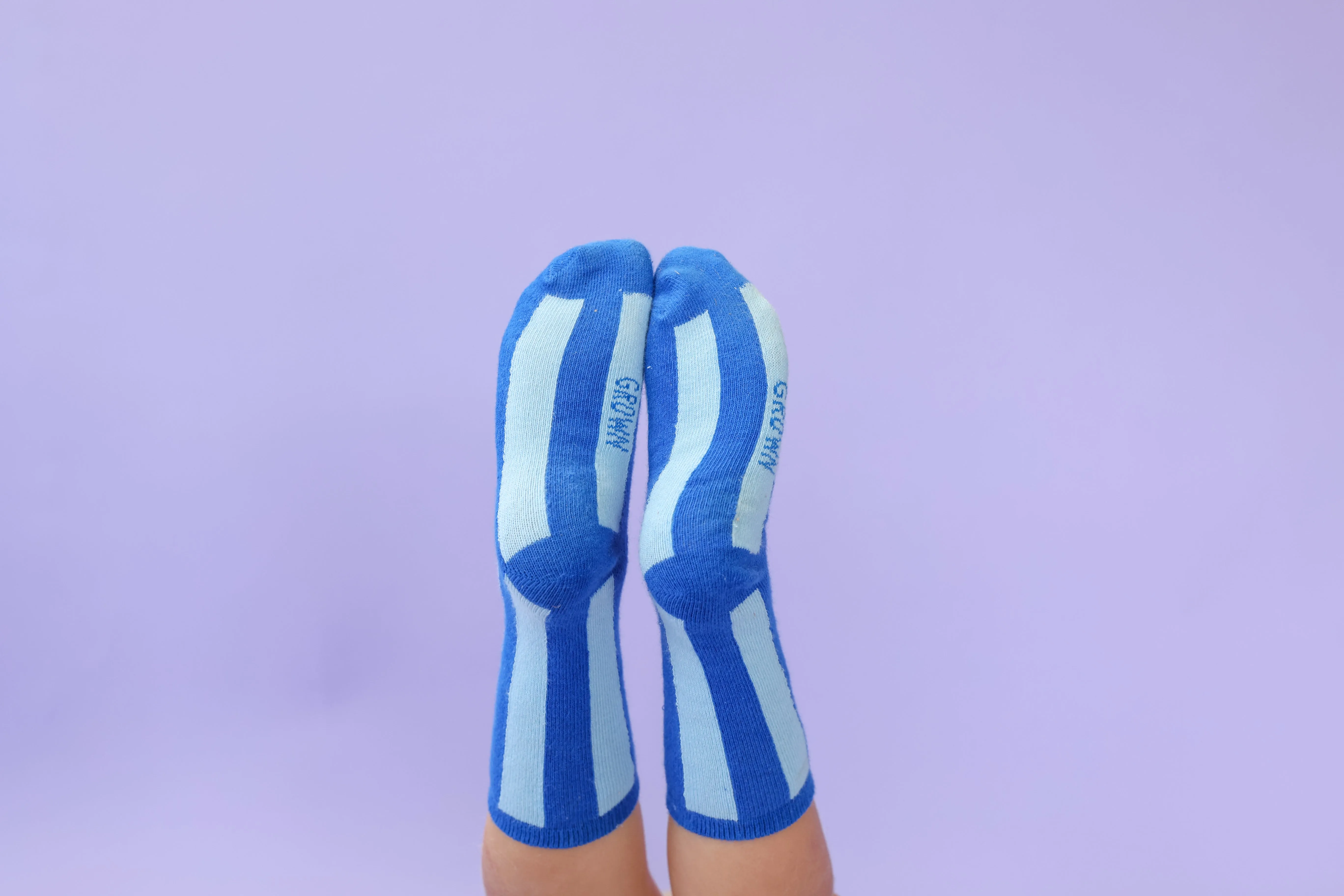 Grown Striped Socks - Sea