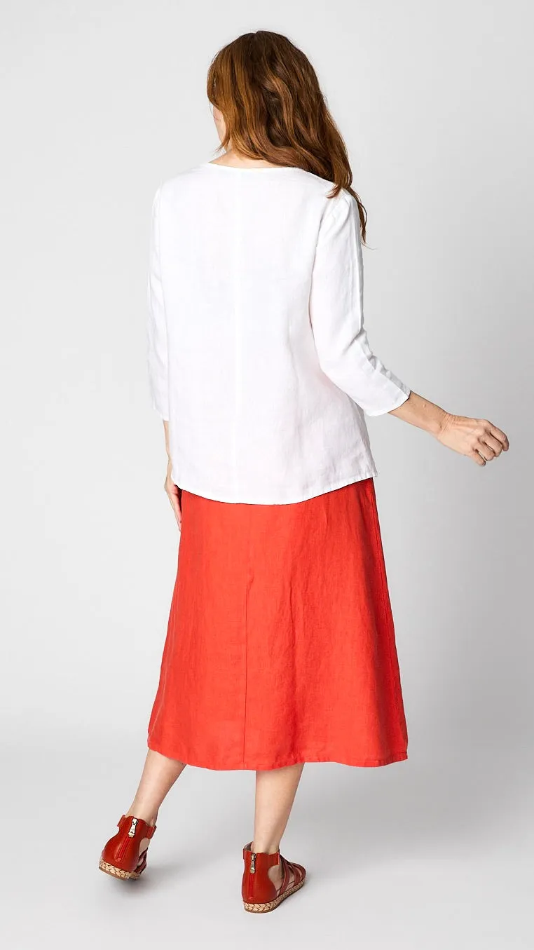 Linen A-Line Top