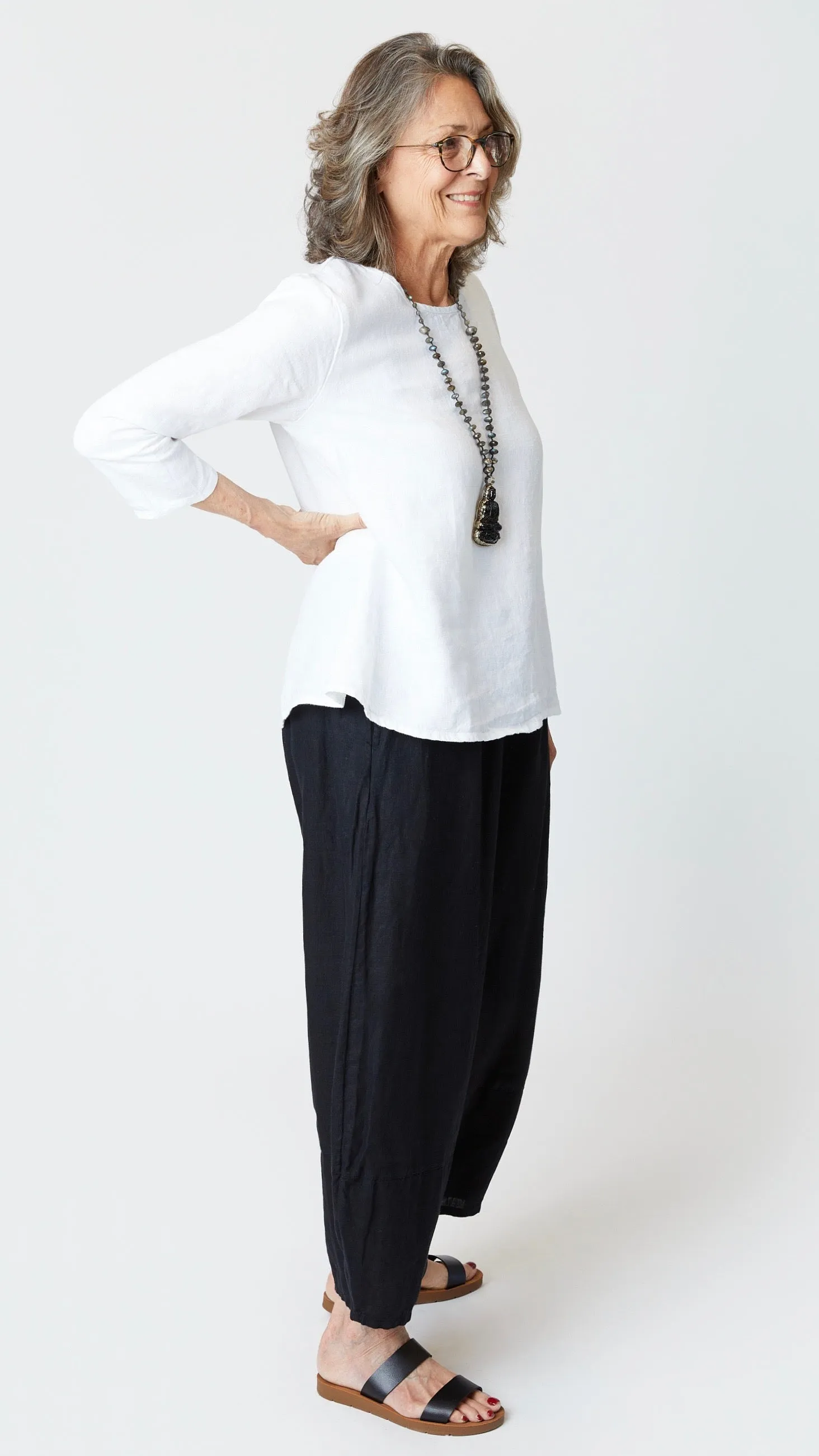 Linen A-Line Top