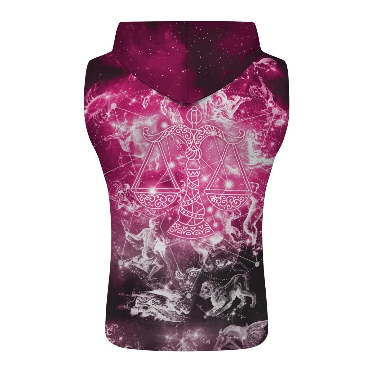 Zodiac Libra Sleeveless Pullover & Zip Hoodie